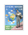 150th Anniversary of the Universal Postal Union - €1.30