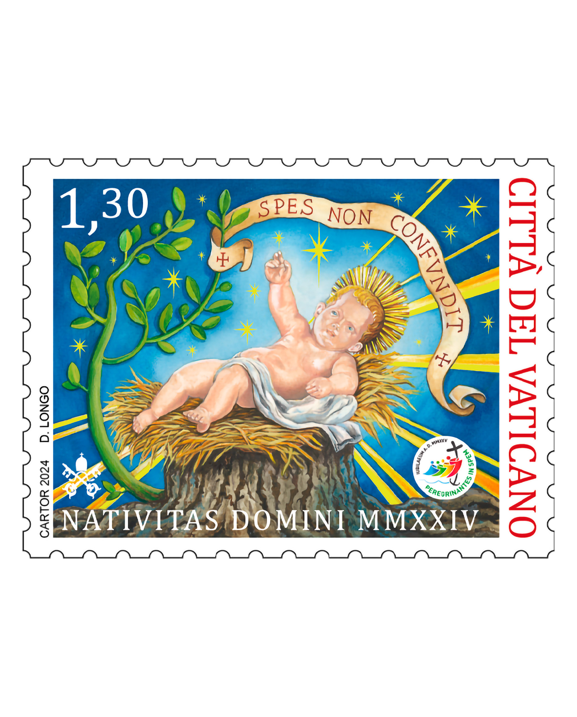 Santo Natale MMXXIV euro 1,30