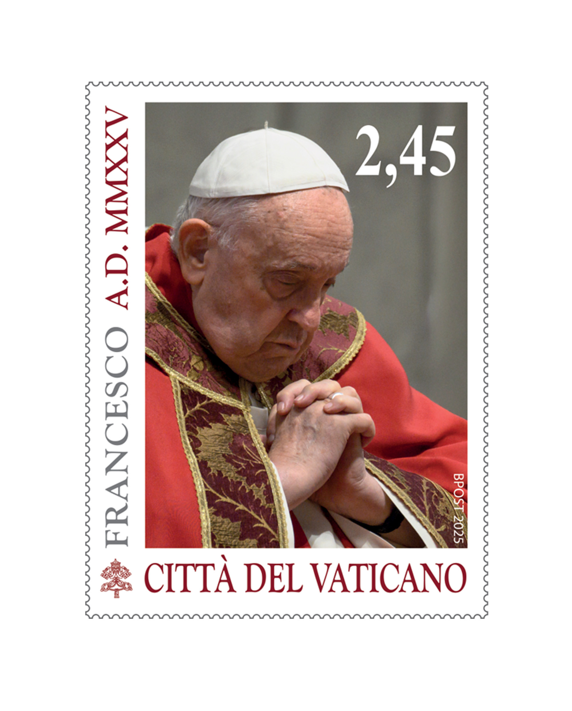 Pontificato di Papa Francesco MMXXV euro 2,45