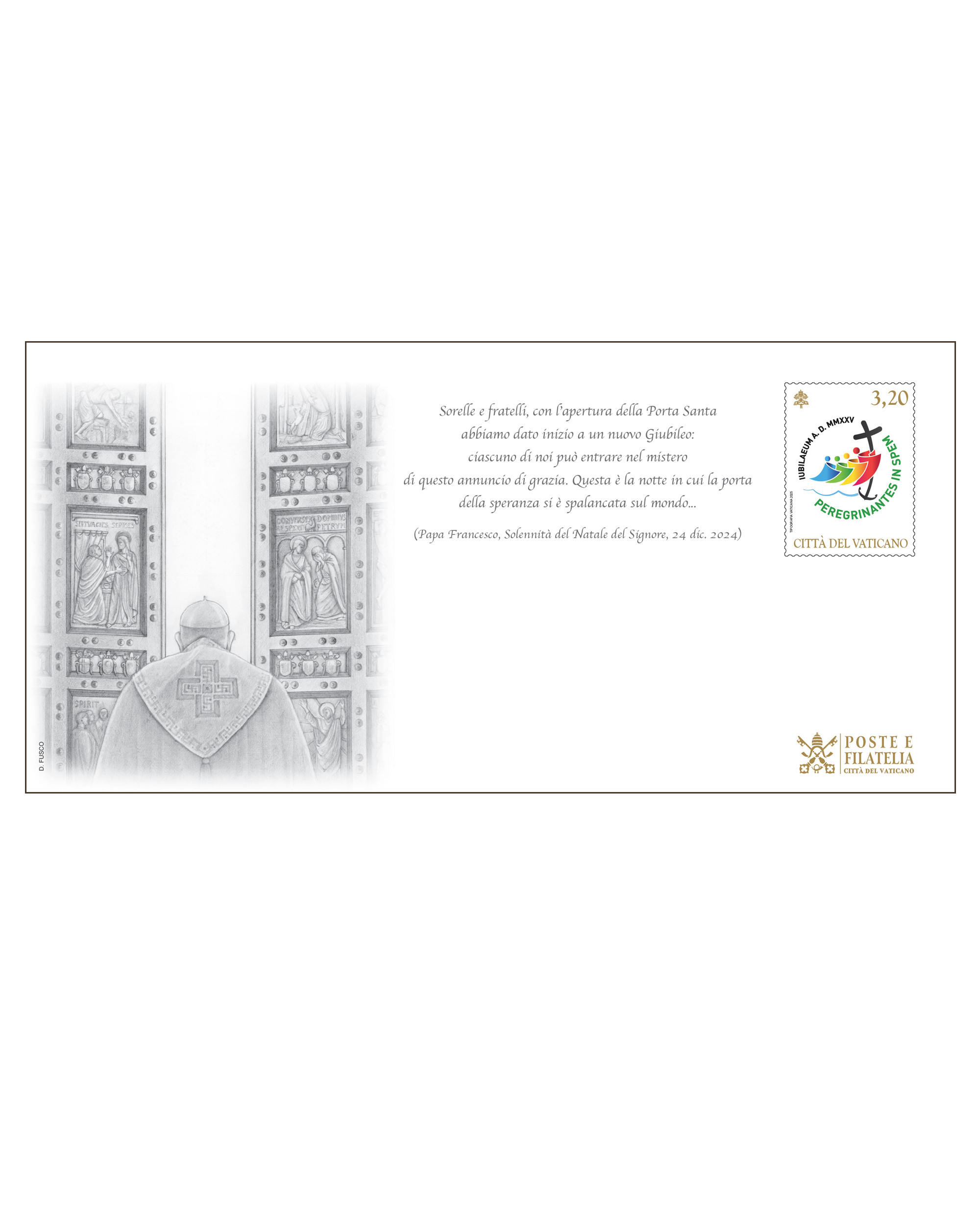 Philatelic cover 2025 -  €3,20
