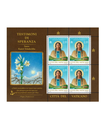 Testimoni di Speranza: Santa Kateri Tekakwitha