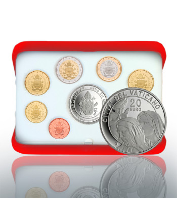 Euro coin set 2024 PROOF with 20 euro silver coin
