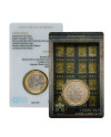 Serie di Coin Card 2025 con moneta da 1 euro Le Porte Sante