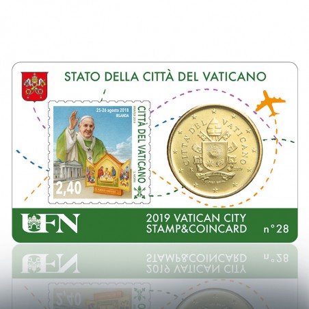 (10-09-2019) STAMP & COIN CARD 2019 N° 28