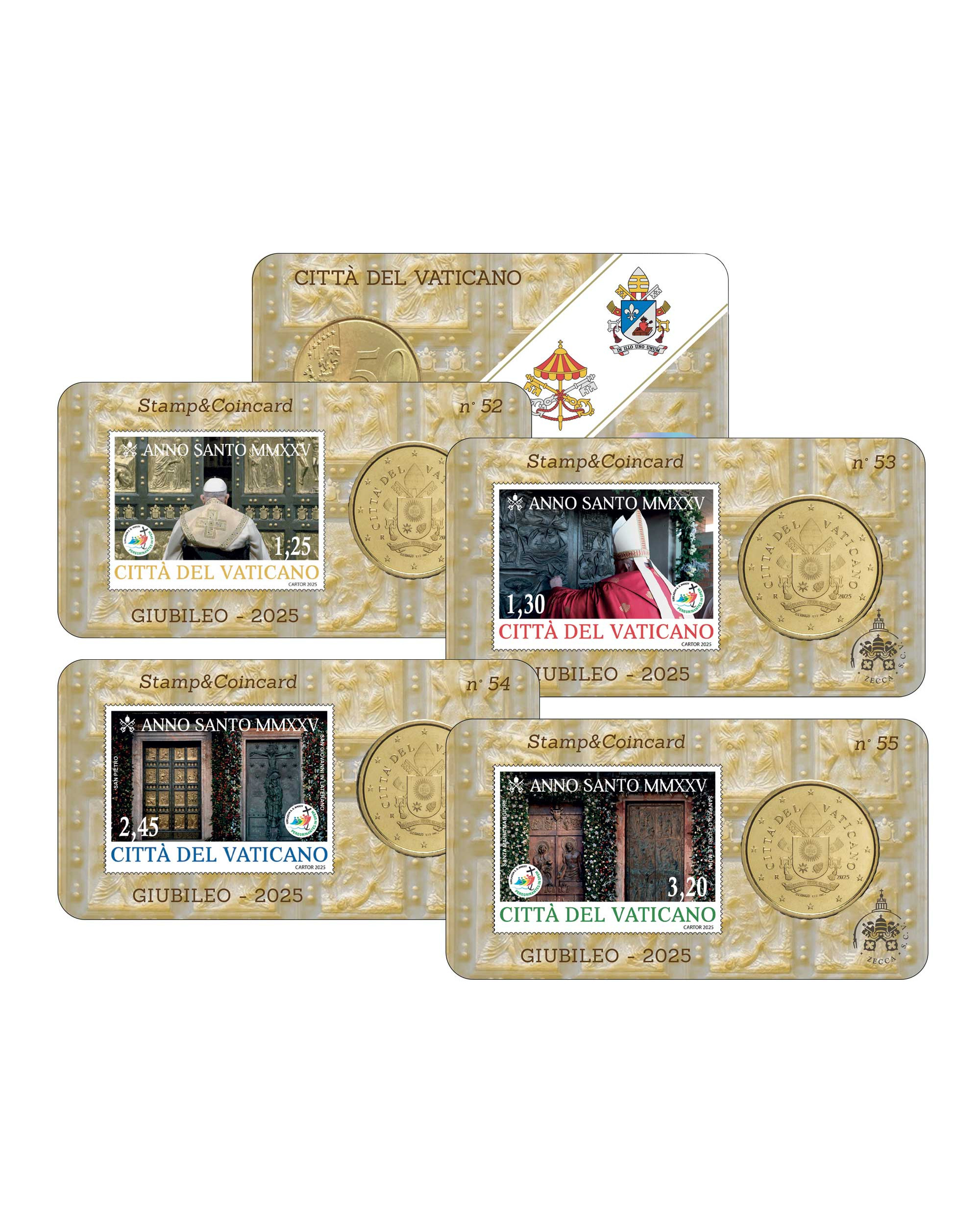 Series of Stamp&Coin Card 2025 Holy Year MMXXV