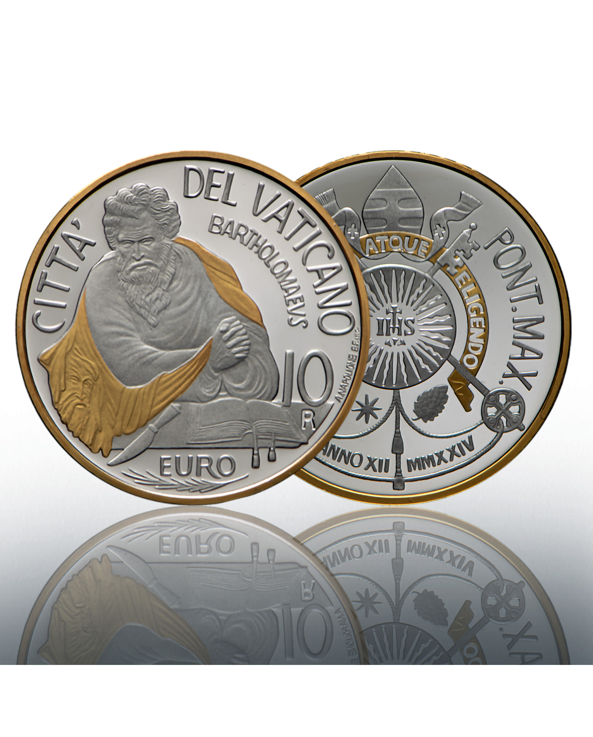 10 euro AG/AU 2024 The twelve Apostles: Saint Bartholomew