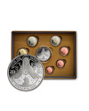 Euro coin set 2025 proof with 20 euro silver coin