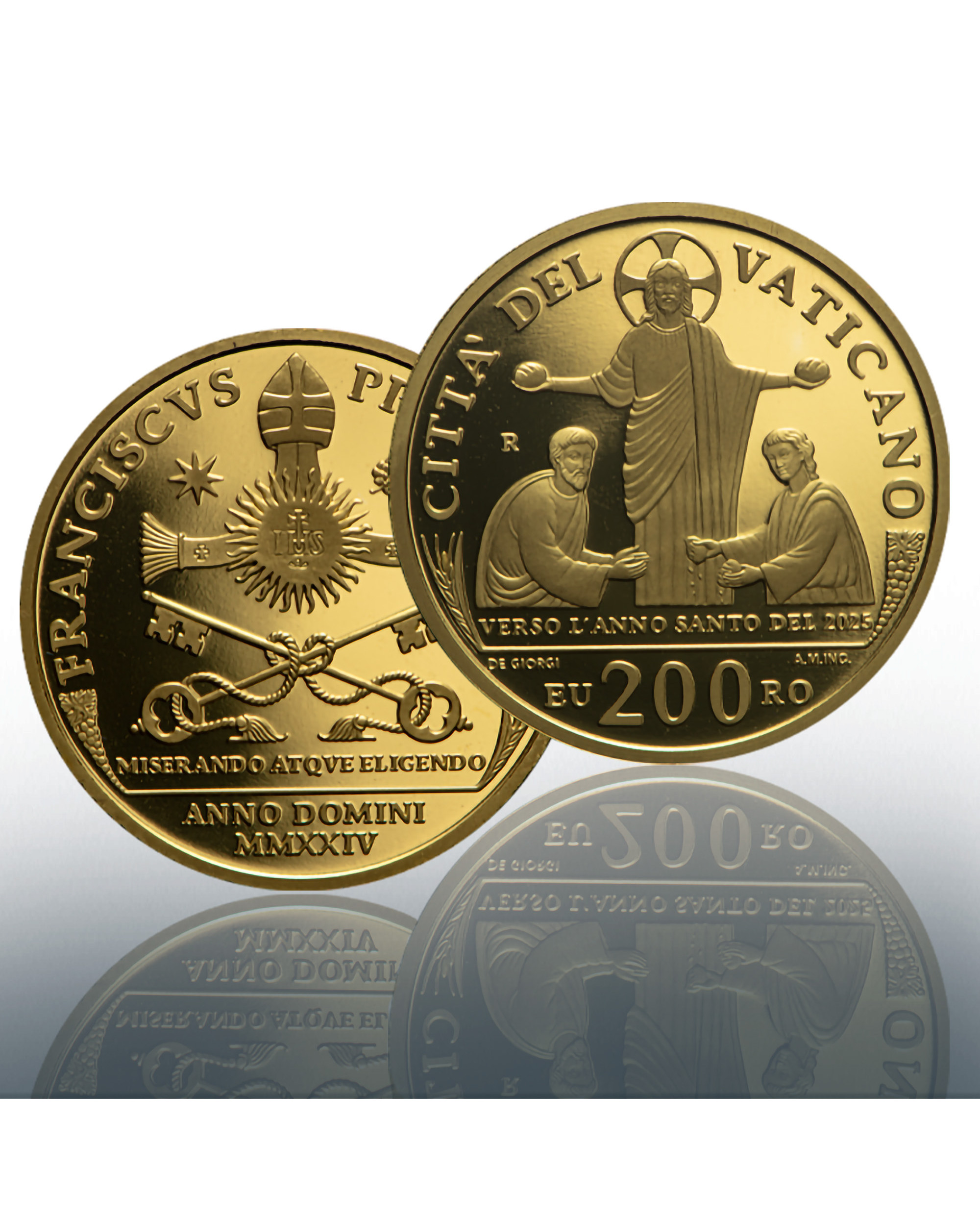 200 euro gold coin 2024 Towards the Holy Year 2025 
