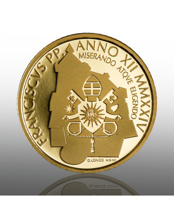 20 euro gold 2024 95th anniversary of the Lateran Treaty