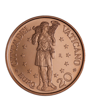 20 euro copper coin 2025 BU The Good Shepherd
