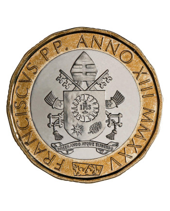 Serie divisionale 2025 FDC con moneta bimetallica da 5 euro 