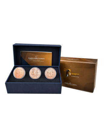 Triptych of copper coins 2026 “Canticle of the Creatures”