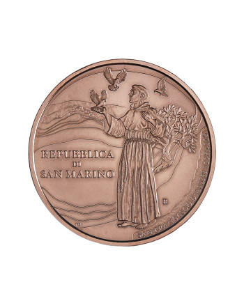 Triptych of copper coins 2026 “Canticle of the Creatures”