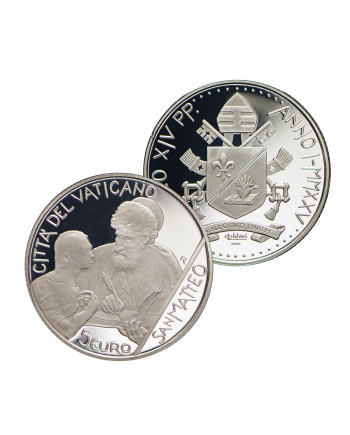 5 euro AG 2025  proof The Twelve Apostles: St. Matthew