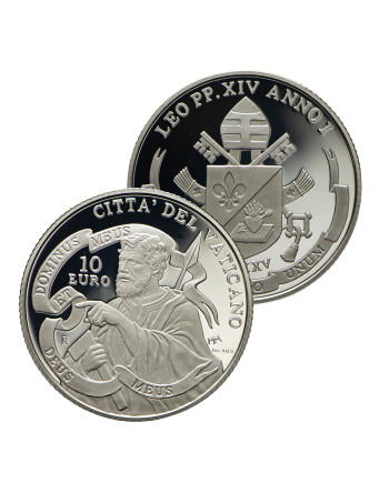 10 euro AG 2025 proof TheTwelve Apostles: St. Thomas
