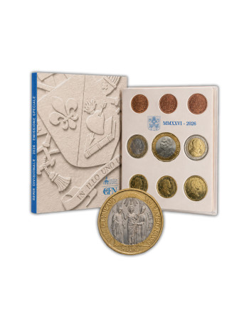 Divisionale FDC 2026 con 5 euro bimetallica