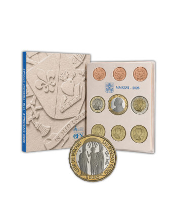 Divisionale FDC 2026 con 5 euro bimetallica