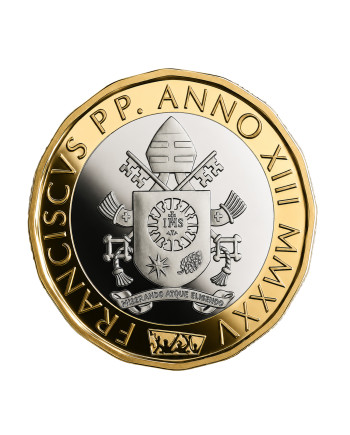 5 euro bimetallic proof 2025 20th death St. John Paul II