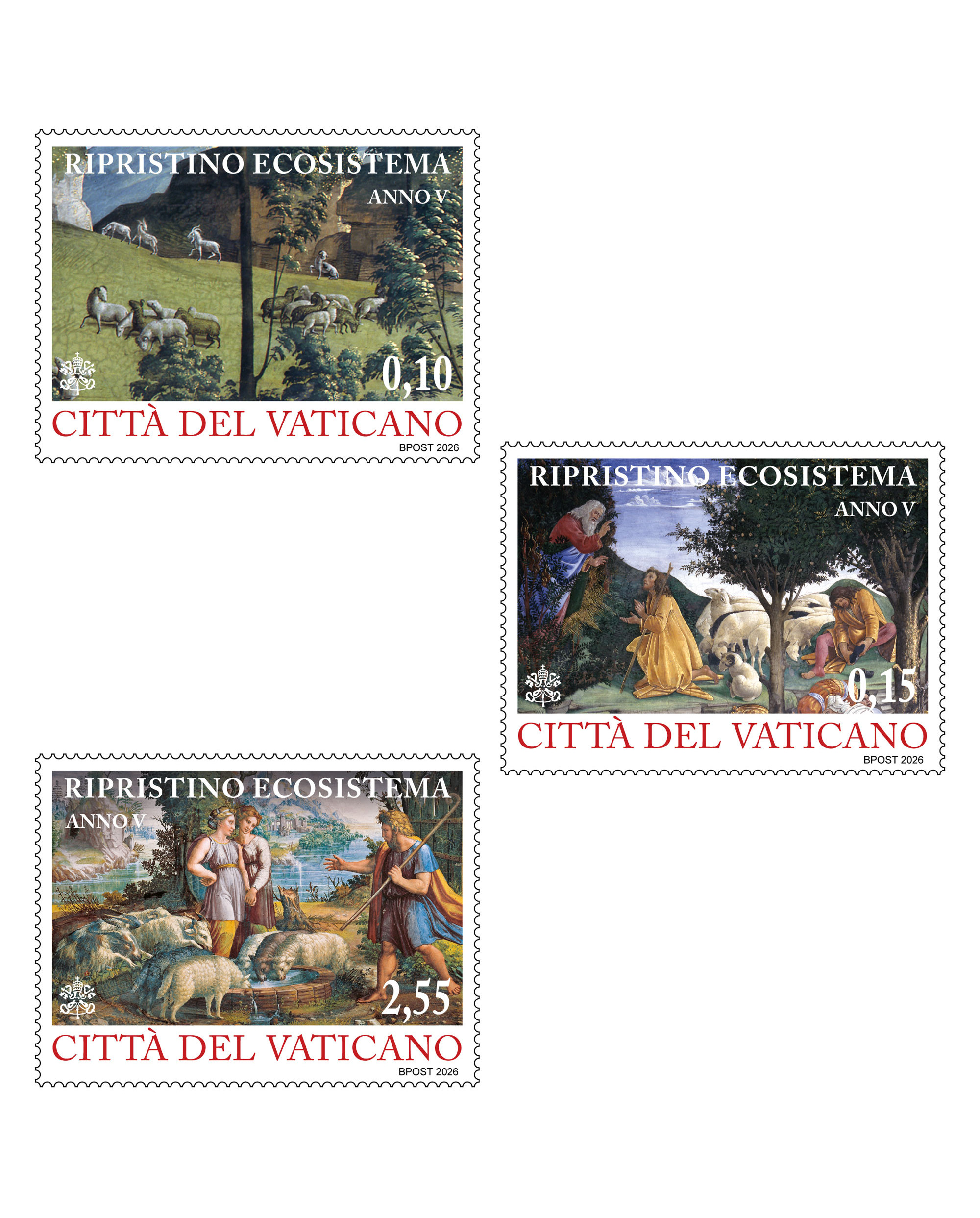 Stamp series Decade on Ecosystem Restoration – Year V