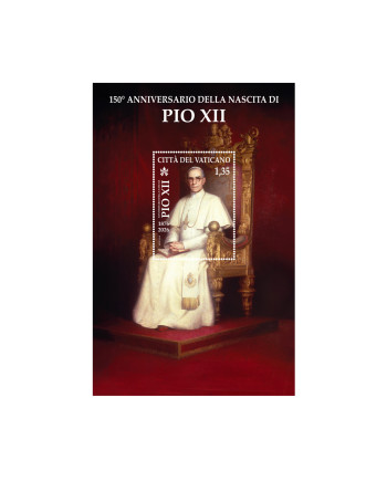 150° anniversario della nascita di Papa Pio XII  - € 1,35